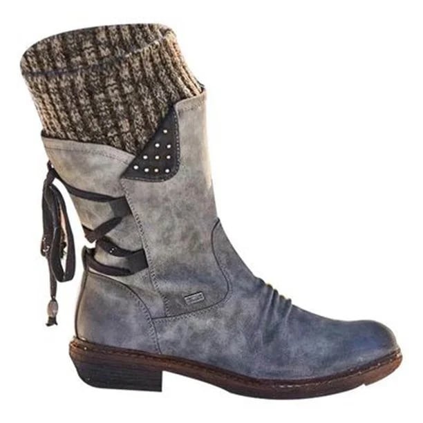 Ilse | Women's Warm Winter Boots – Water-Resistant, Calf Height, Lined