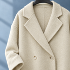 Benevolux | Women's Cocoon Coat Double-Breasted Mid-Length