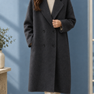 Benevolux | Women's Cocoon Coat Double-Breasted Mid-Length