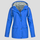 Iris | Women's Insulated Waterproof Jacket – Windproof Rain Coat with Taped Seams – Blue