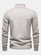 Jillian | Women's Cable Knit Turtleneck Sweater – Ribbed Neck, Cuffs and Hem