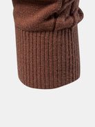 Jillian | Women's Cable Knit Turtleneck Sweater – Ribbed Neck, Cuffs and Hem
