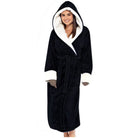 Lucia | Women's Long Teddy Fleece Jacket with Hood and Belt – Cozy Belted Coat