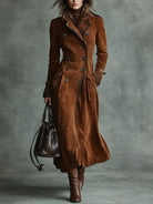 Lucille – Women's Tailored Longline Coat – Structured Front for Fall