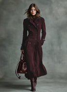 Lucille – Women's Tailored Longline Coat – Structured Front for Fall