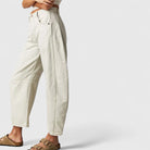 Mabel – Women's Wide-Leg Denim-Look Pants – High Rise, Relaxed Everyday Fit