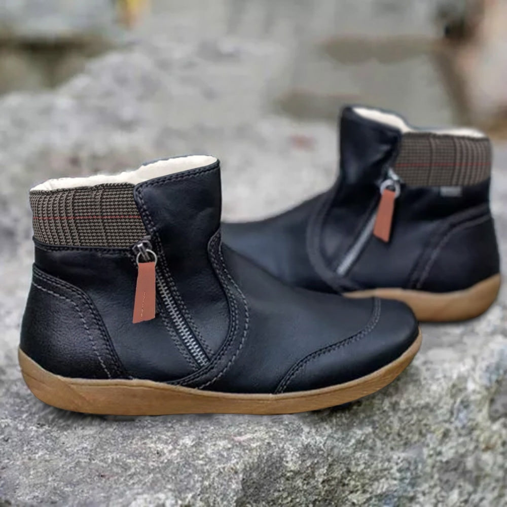 Maren – Women's Water-Resistant Supportive Ankle Boots – All-Weather Comfort