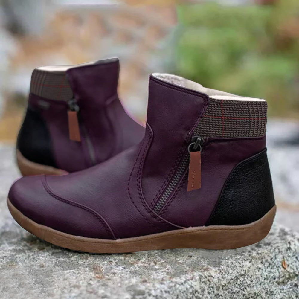 Maren – Women's Water-Resistant Supportive Ankle Boots – All-Weather Comfort