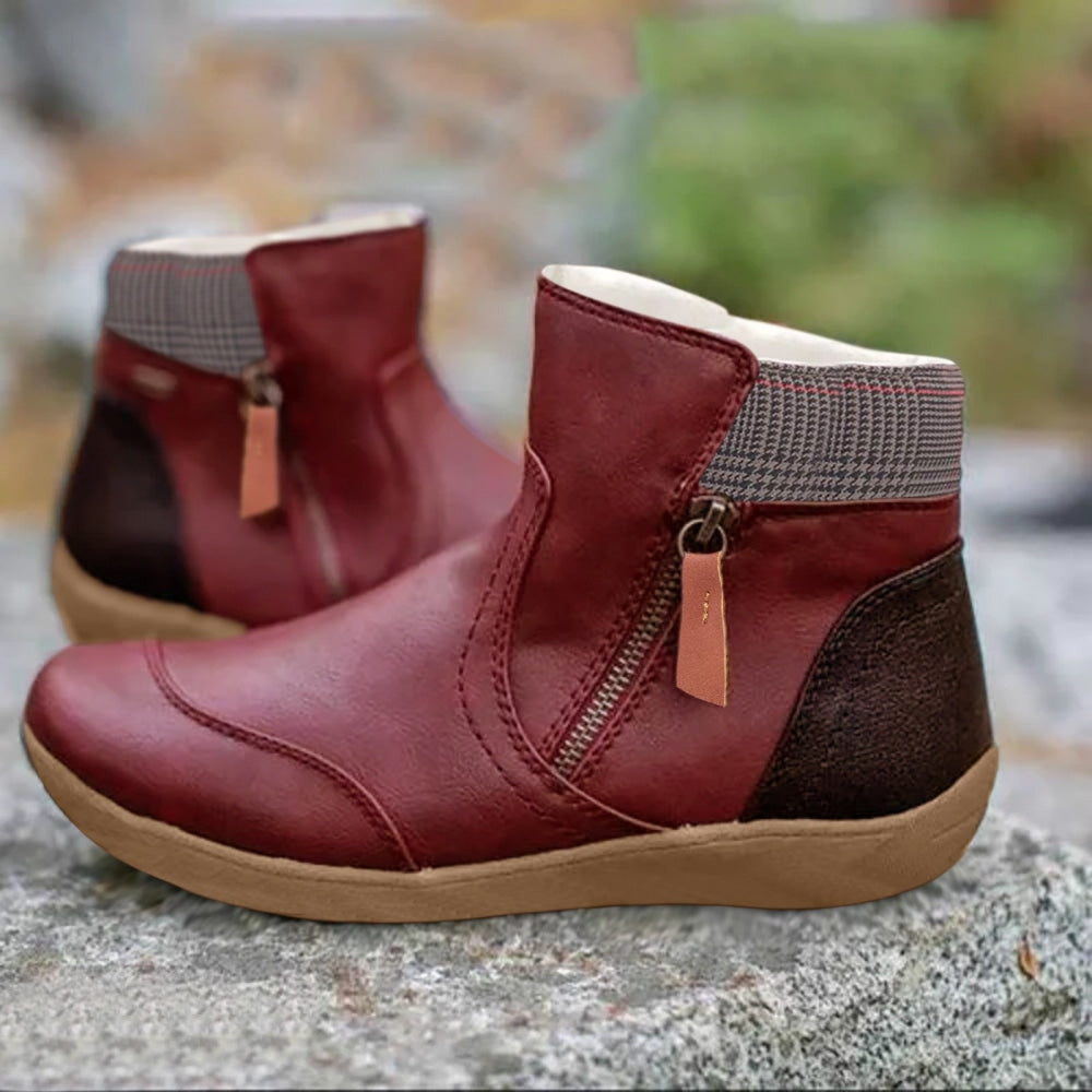 Maren – Women's Water-Resistant Supportive Ankle Boots – All-Weather Comfort