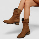 Margo | Women's Comfort Ankle Boots – Cushioned Footbed, Wide Stable Sole – Brown
