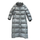Matilda | Women's Long Hooded Puffer Coat – Down-Filled, Box Quilted, Oversized Fit