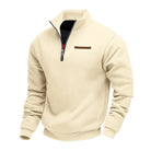 Maya | Women's Soft Relaxed Sweatshirt – Oversized Long Sleeve Pullover – Beige
