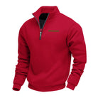 Maya | Women's Soft Relaxed Sweatshirt – Oversized Long Sleeve Pullover – Red