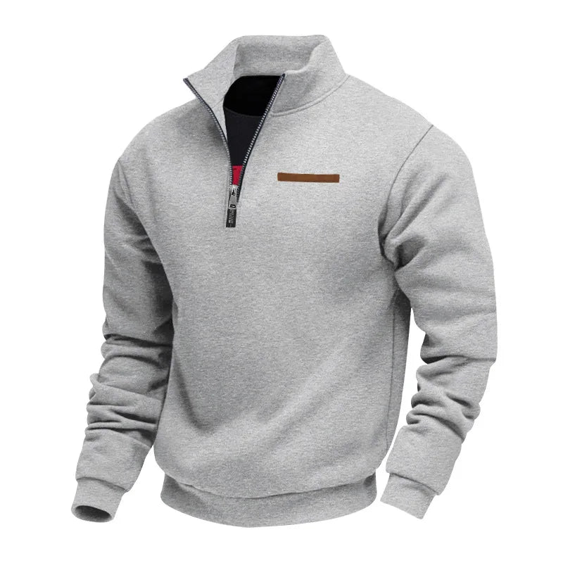 Maya | Women's Soft Relaxed Sweatshirt – Oversized Long Sleeve Pullover – Gray