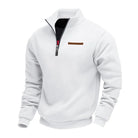 Maya | Women's Soft Relaxed Sweatshirt – Oversized Long Sleeve Pullover – White