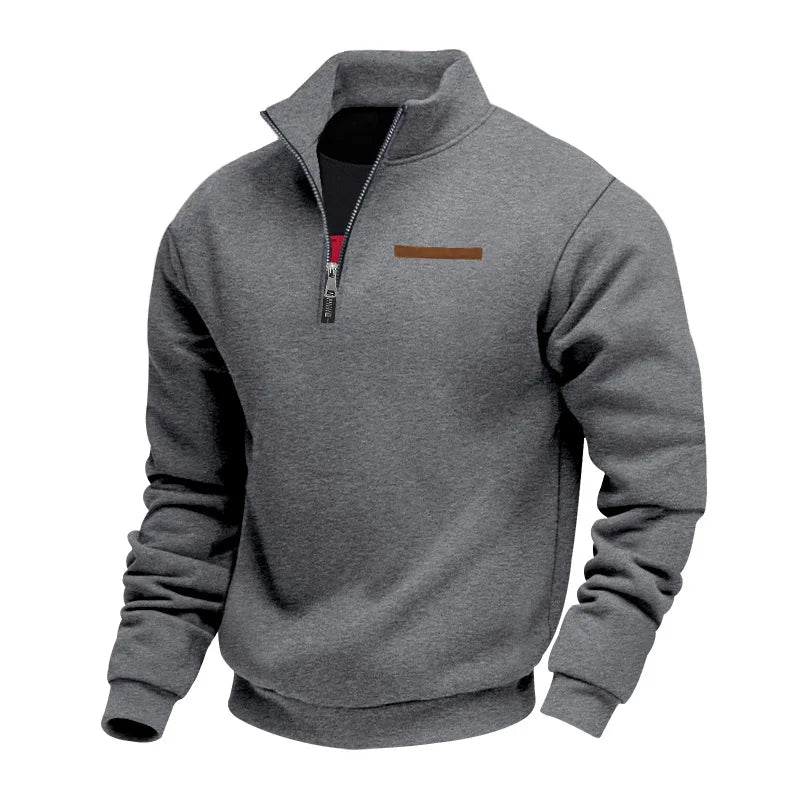 Maya | Women's Soft Relaxed Sweatshirt – Oversized Long Sleeve Pullover – Dark Gray