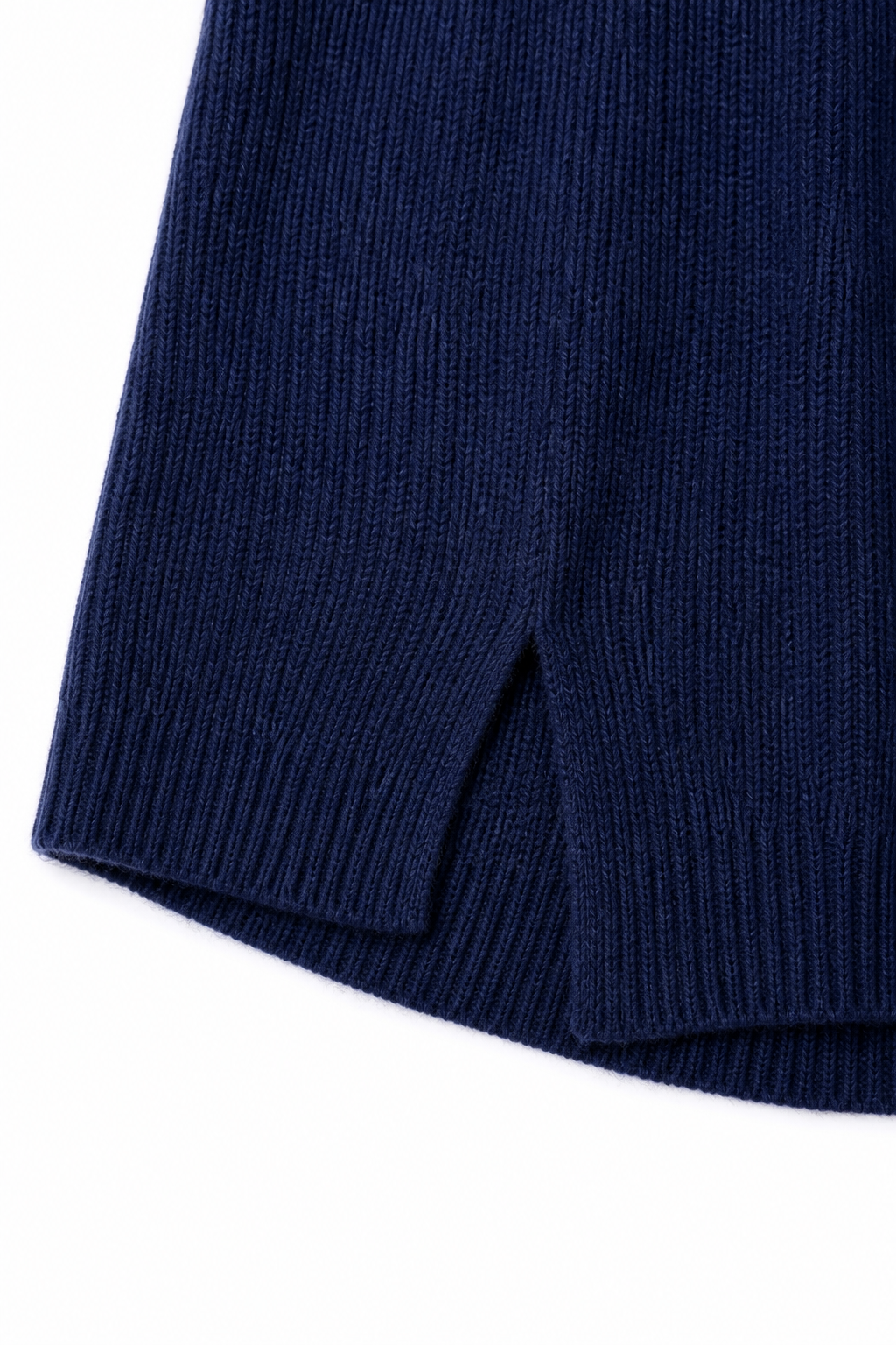 Romy | Women's V-Neck Ribbed Knit Pullover – Hip-Length Sweater