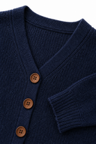 Romy | Women's V-Neck Ribbed Knit Pullover – Hip-Length Sweater