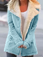 Sadie | Women's Fitted Winter Jacket – Insulated, Water-Resistant and Windproof – Blue