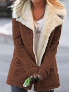 Sadie | Women's Fitted Winter Jacket – Insulated, Water-Resistant and Windproof – Brown