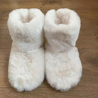Selena | Women's Plush Bootie Slippers – Faux Fur Upper, Soft Non-Slip Sole