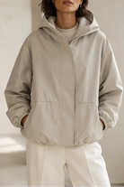 Veluna | Women's Balloon-Hem Windbreaker – Lightweight Packable Jacket