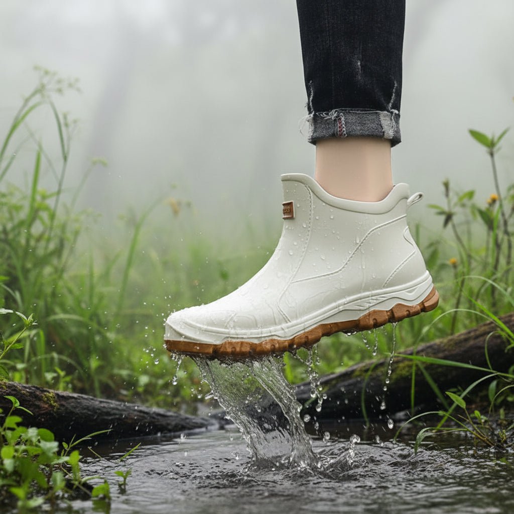 Stella | Women's Ankle Rain Boots – Waterproof Garden Boots with Non-Slip Sole