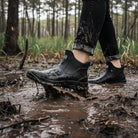 Stella | Women's Ankle Rain Boots – Waterproof Garden Boots with Non-Slip Sole – Black