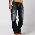 Sutton | Women's High-Waist Jeans – Comfort Stretch Denim, Flattering Fit – Black