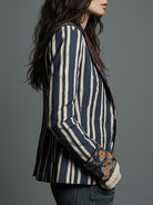 Vera – Women's Floral Print Blazer – Structured Shoulder, Single-Breasted