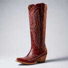 Winona | Women's Knee-High Western Boots – Vegan Leather-Look, Block Heel